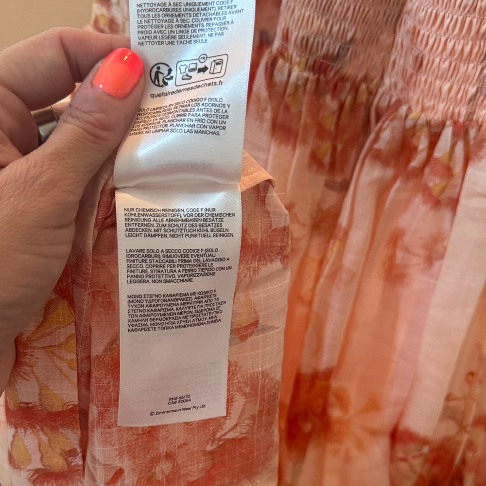 Zimmermann Cascadian floral strapless midi dress - Picture 11 of 11